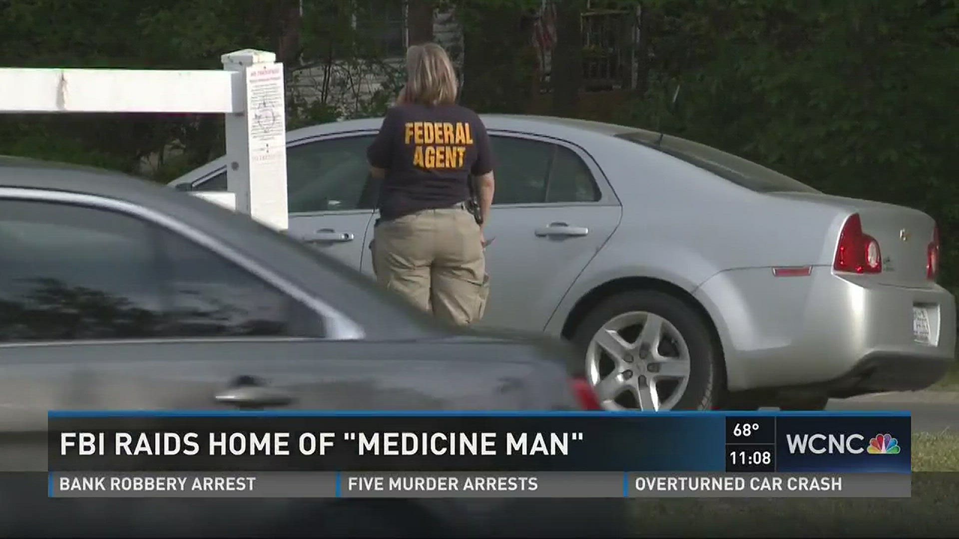 A team of federal agents raided the home of a Kings Mountain man.