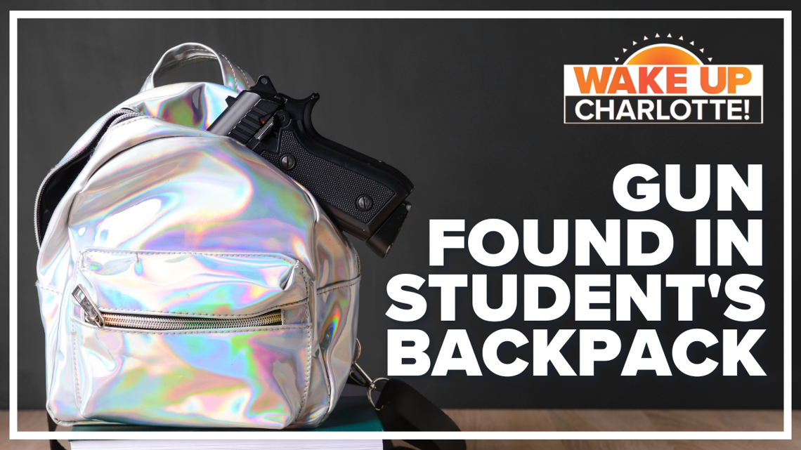 Gun found in student's book bag on first day back to school