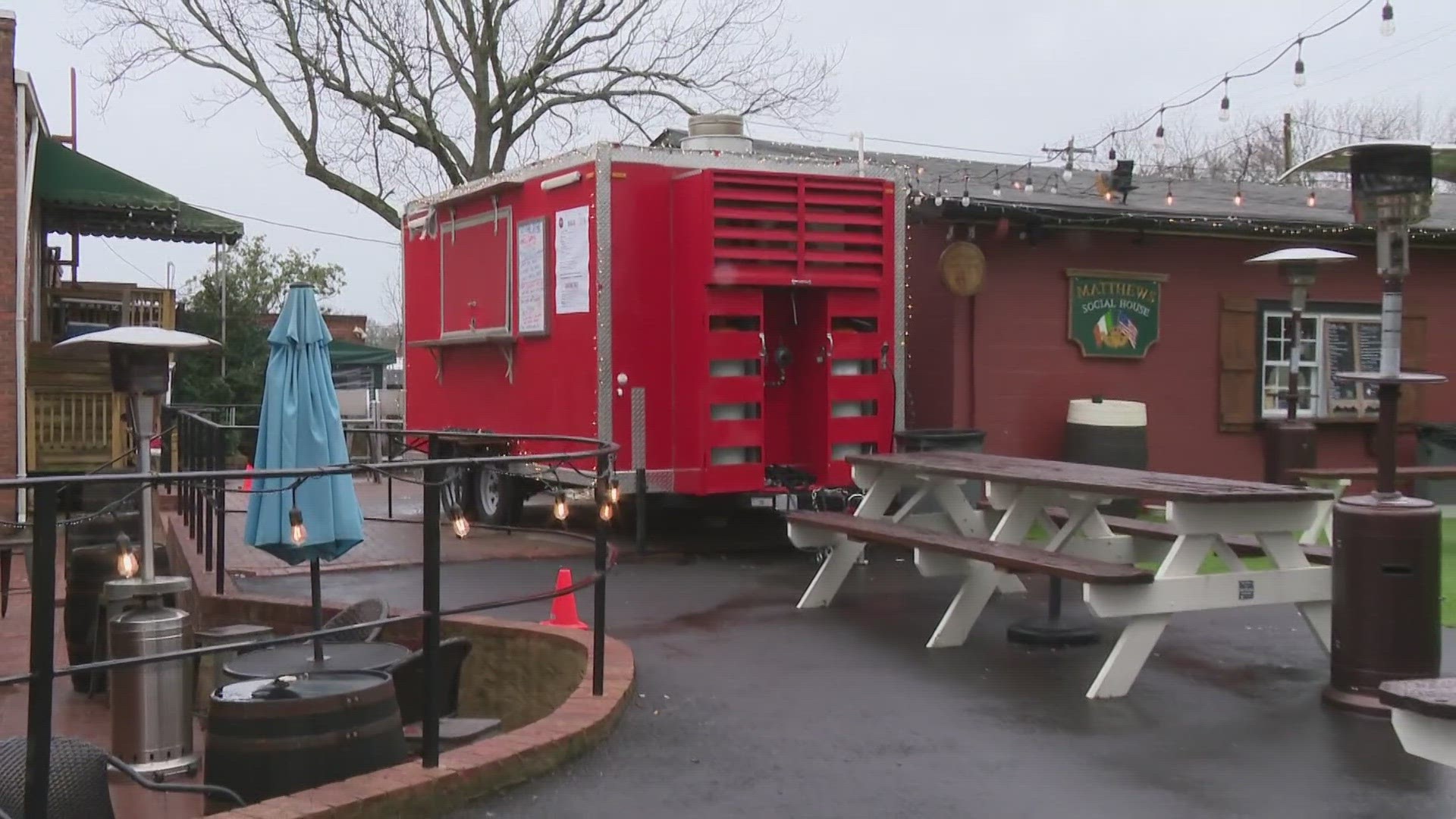 If passed, a zoning change in the town of Matthews would allow private businesses to have food trucks on their property overnight.