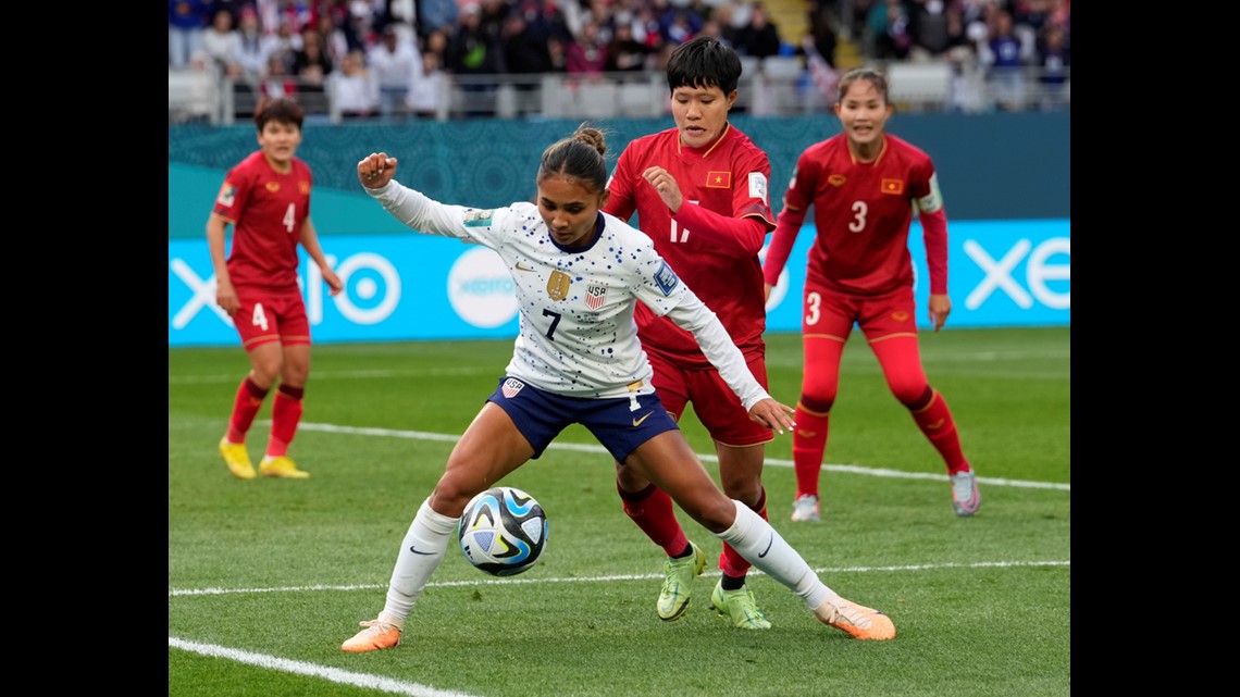 U.S. women's national soccer team starts World Cup with 3-0 win over Vietnam