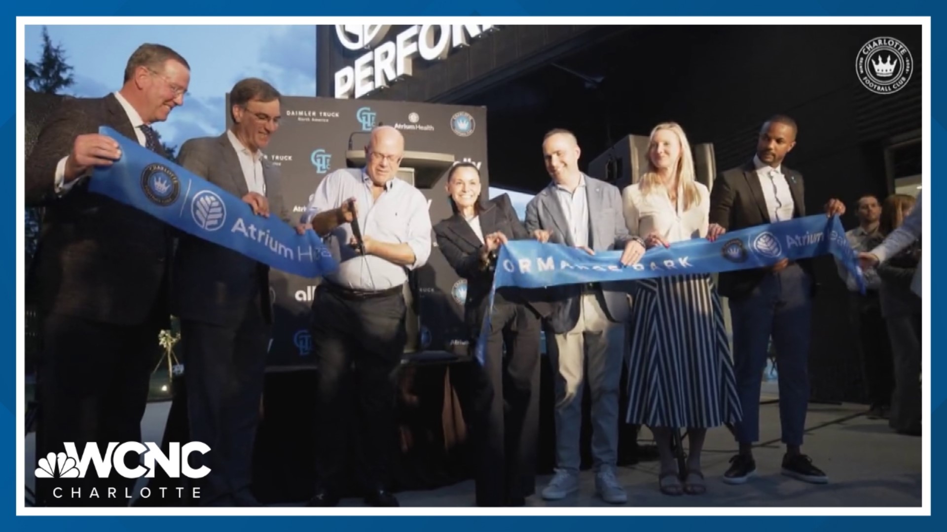 David and Nicole Tepper were on hand Tuesday to unveil Charlotte FC's new training facility and business headquarters.