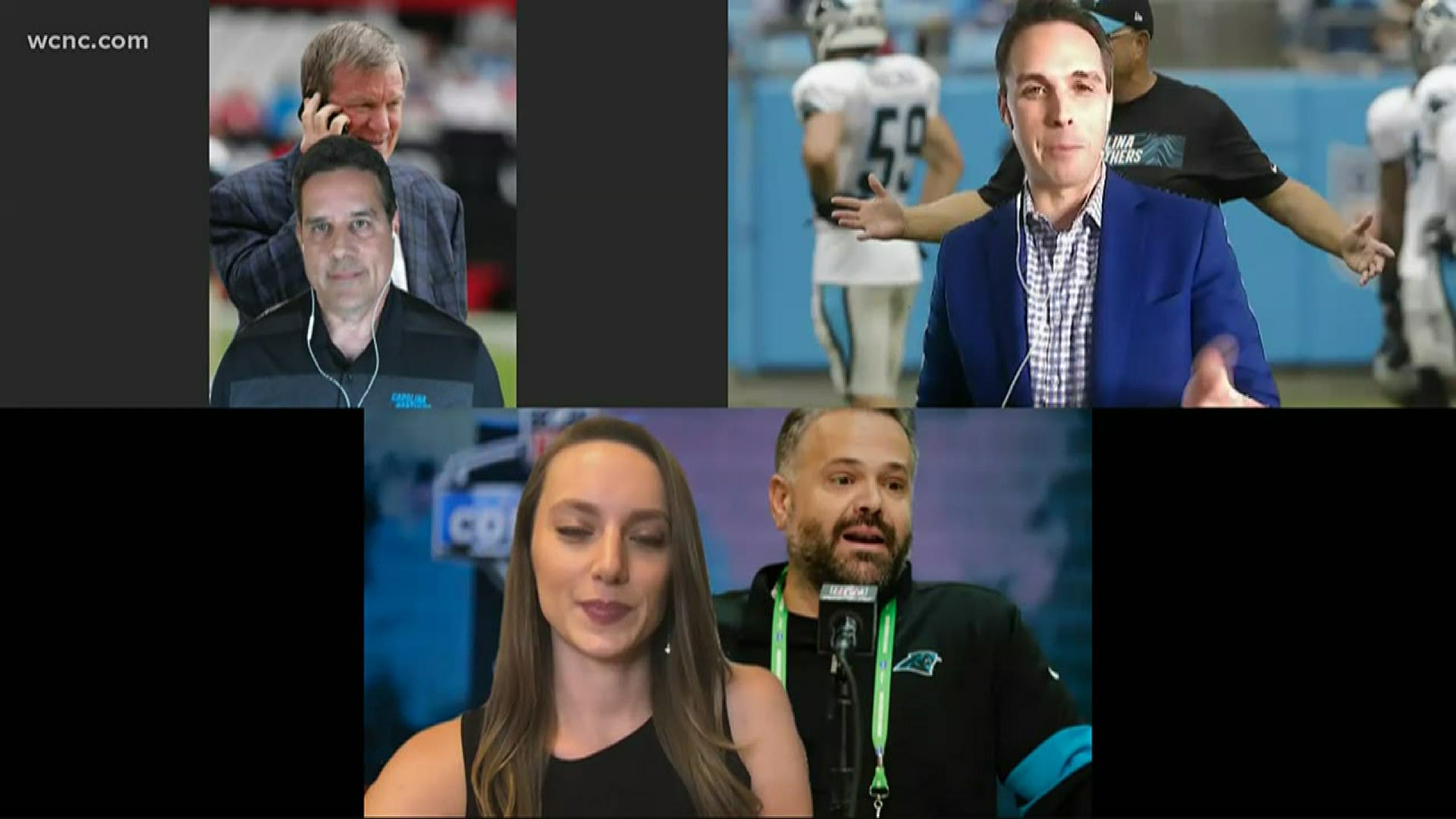 The WCNC Charlotte sports team holds a virtual, mock draft ahead of the NFL draft.