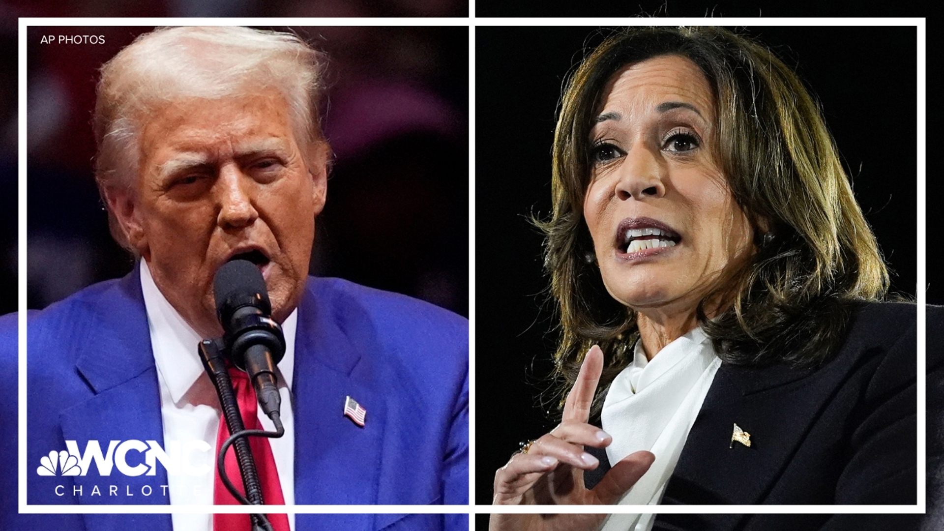 Donald Trump and Kamala Harris will hold last-minute campaign rallies in the Charlotte area Saturday as early voting ends in North Carolina.