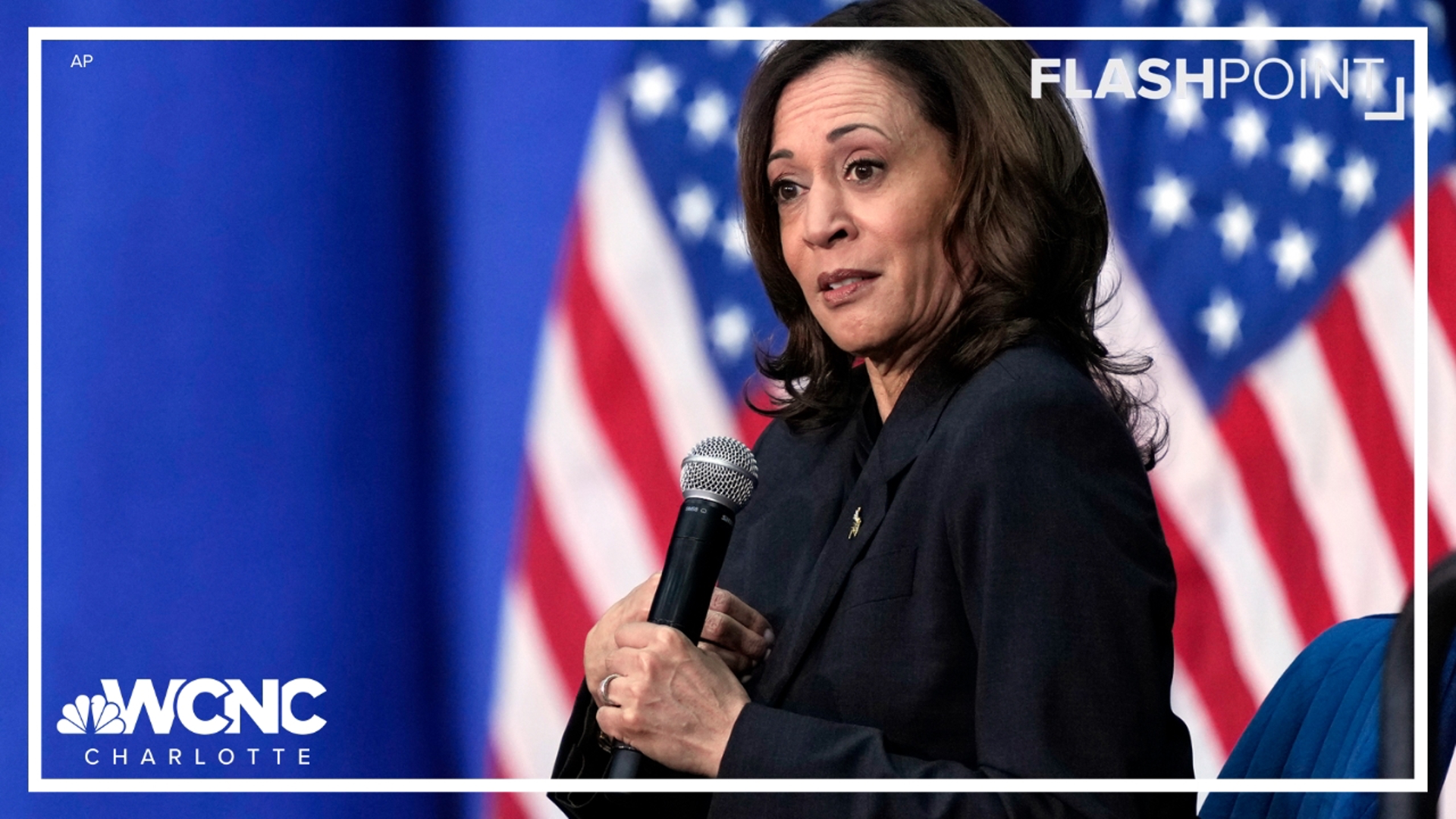 Vice President Kamala Harris sits down with Colin Mayfield to discuss economic development, healthcare and more.