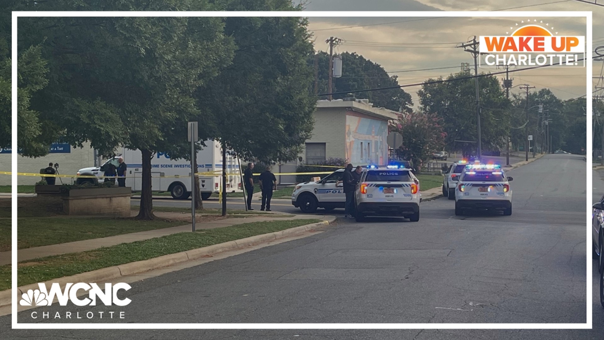 This morning police were on Moretz avenue and Lucena street, just outside Faith Liberation Community Christian Church following a homicide.