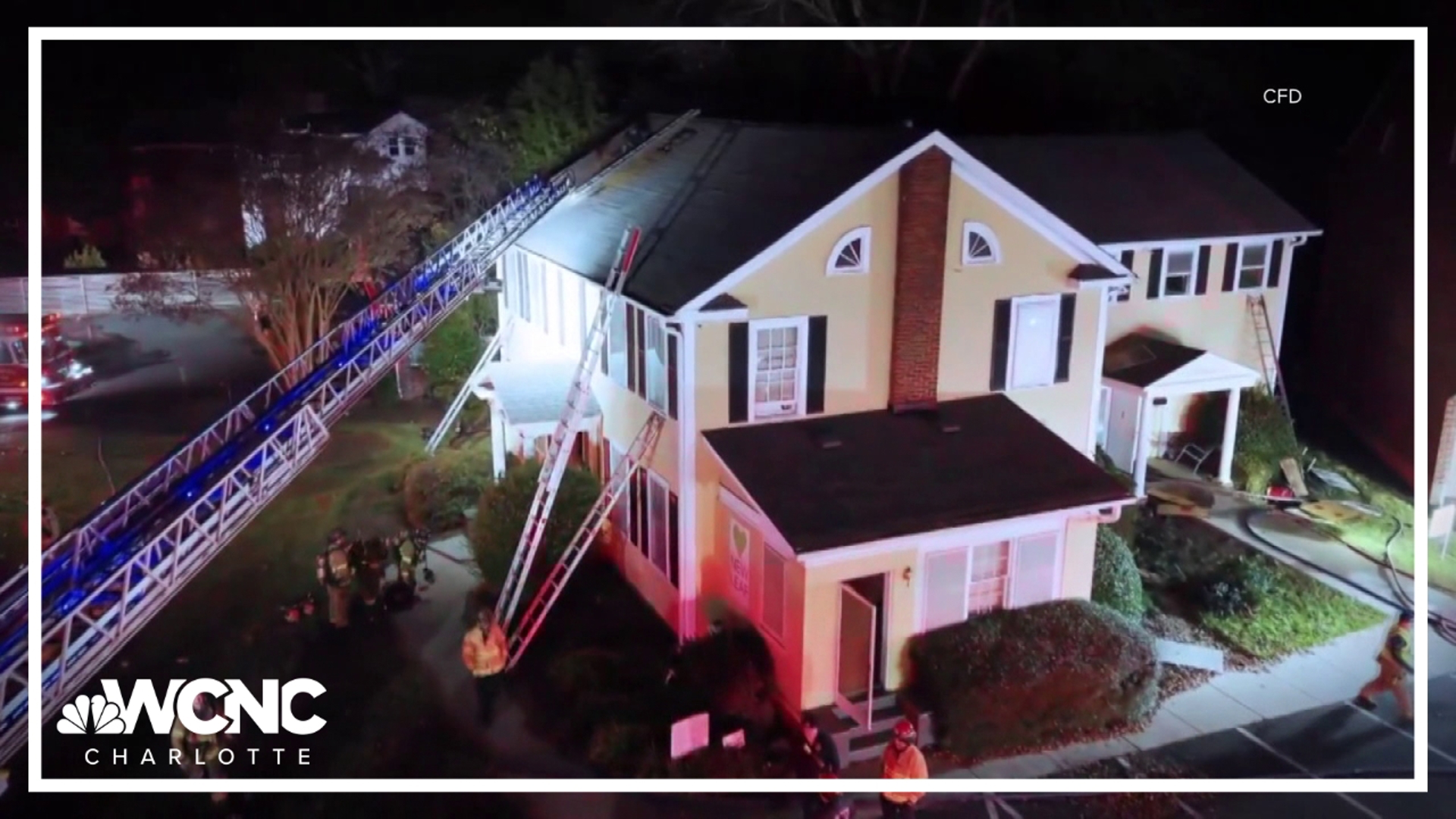 A 2-alarm fire in southeast Charlotte caused $77,000 in damage. it was ruled an accident.