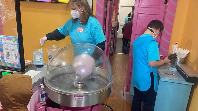 Cotton candy spun for a good cause in Belmont
