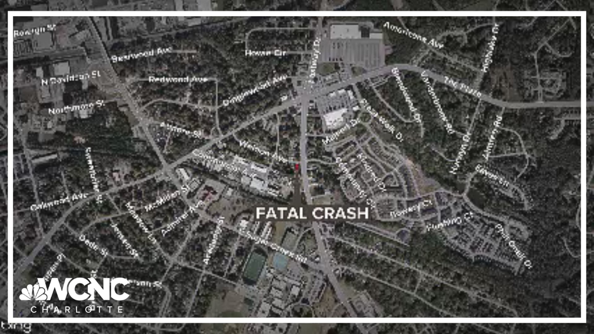 Deadly crash in east Charlotte this morning involving a motorcycle