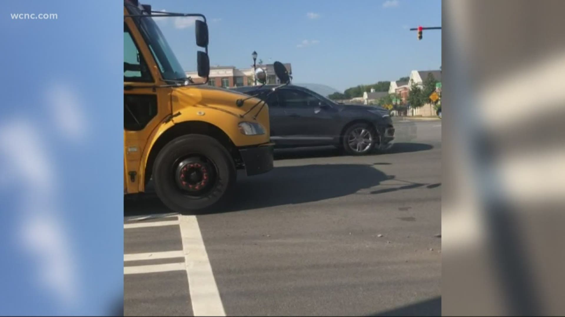 It was at a busy intersection on Ardrey Kell Road and Providence Row Lane. Parents said during morning rush hour, drivers are not obeying the laws.