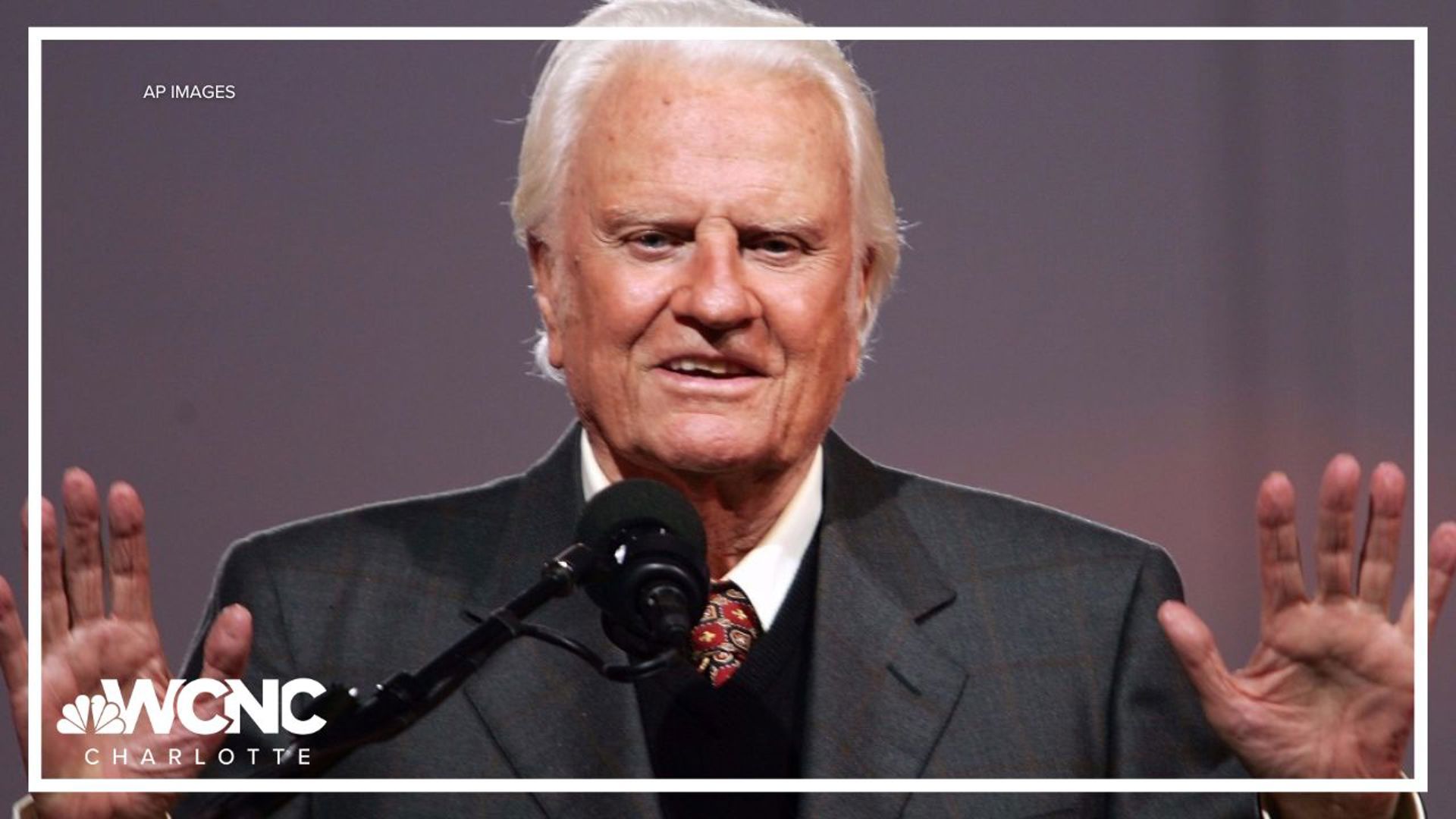 The late Rev. Billy Graham will be honored with a statue at the U.S. Capitol on May 16. Graham died at 99 years old in 2018.