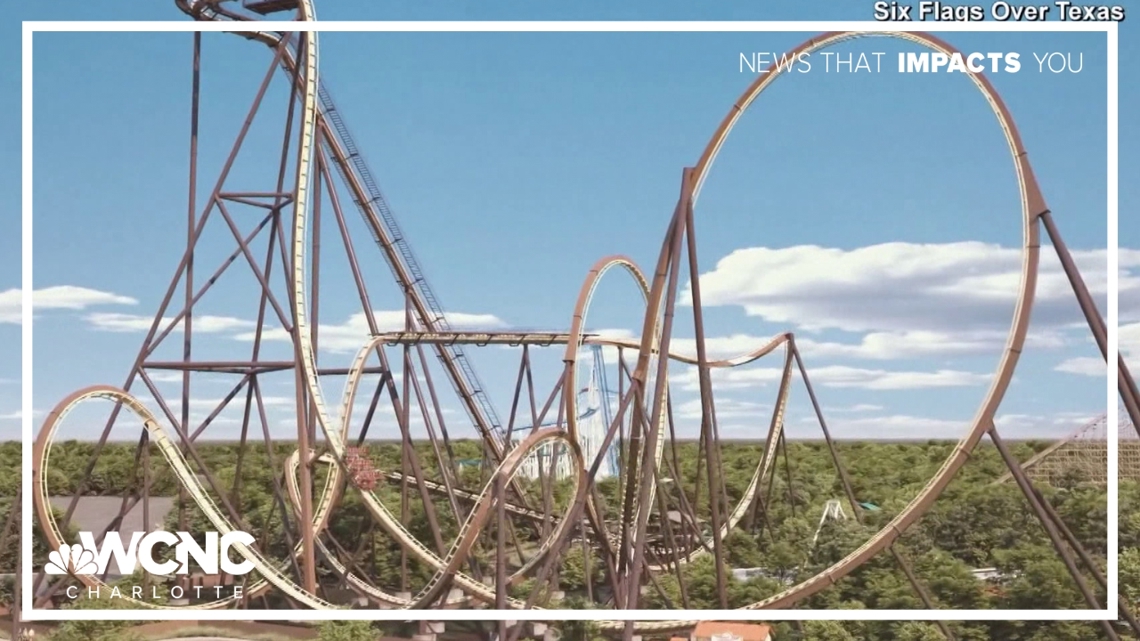 Six Flags Over Texas unveils record-breaking coaster | wcnc.com