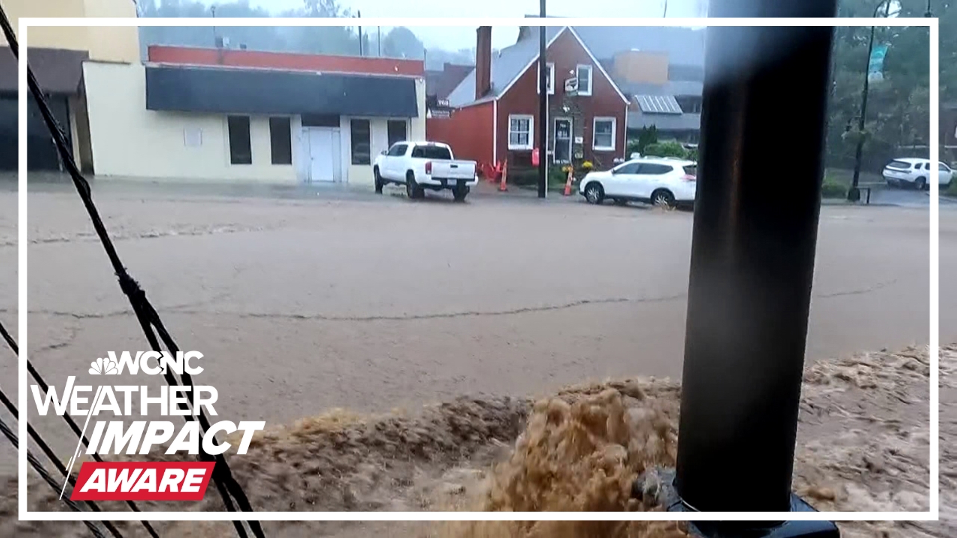 Myles Harris shares the latest from a mountain college town that saw historic flooding from the storm.