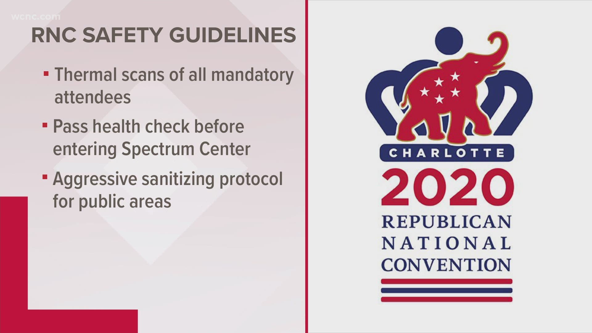 The Republican National Committee has proposed some coronavirus guidelines for their RNC convention but are asking North Carolina's governor to make the rest.