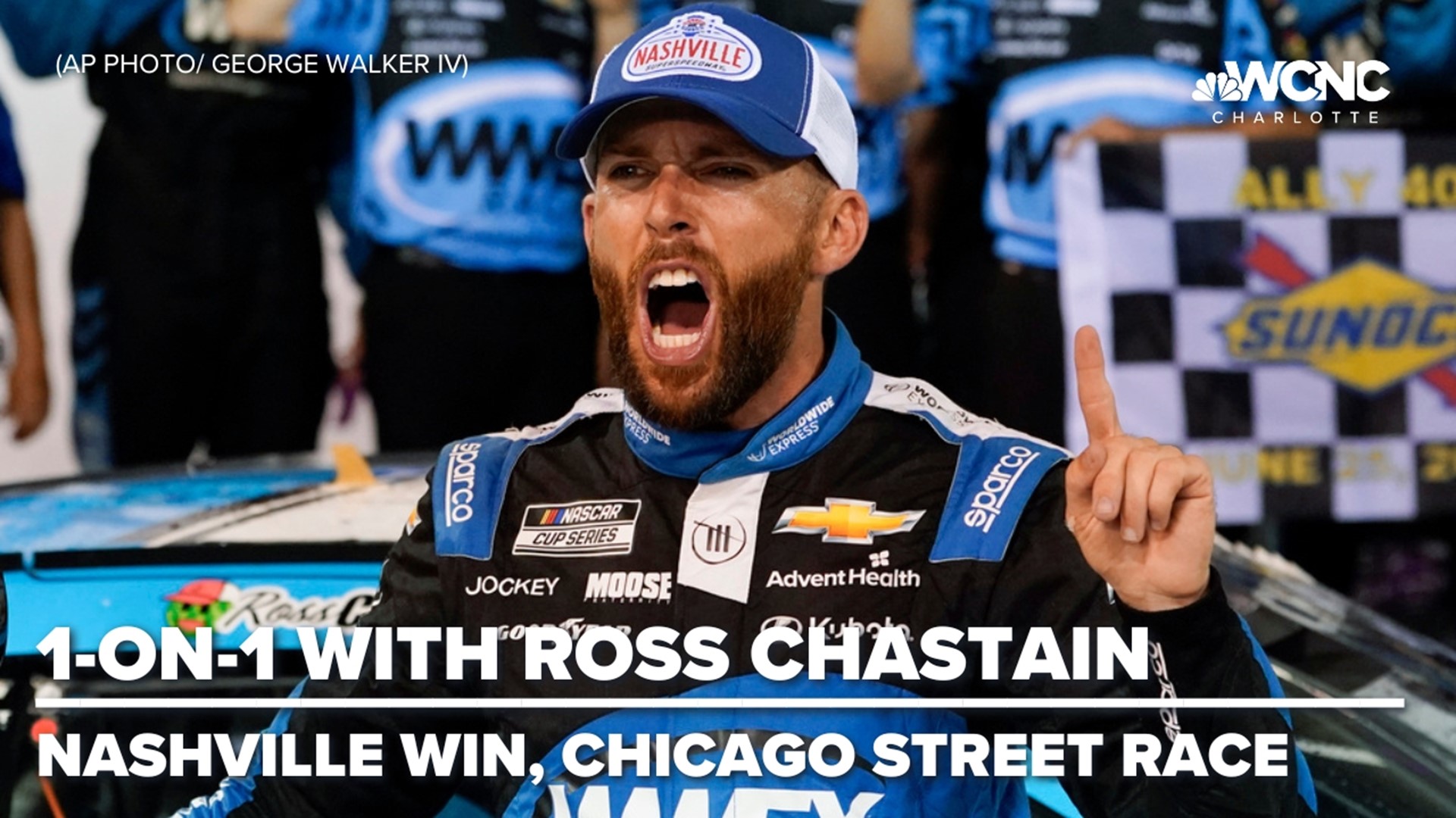Shane Van Gisbergen wins NASCAR street course race in Chicago wcnc