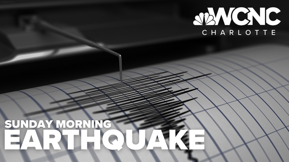 The earthquake was recorded in West Canton, North Carolina