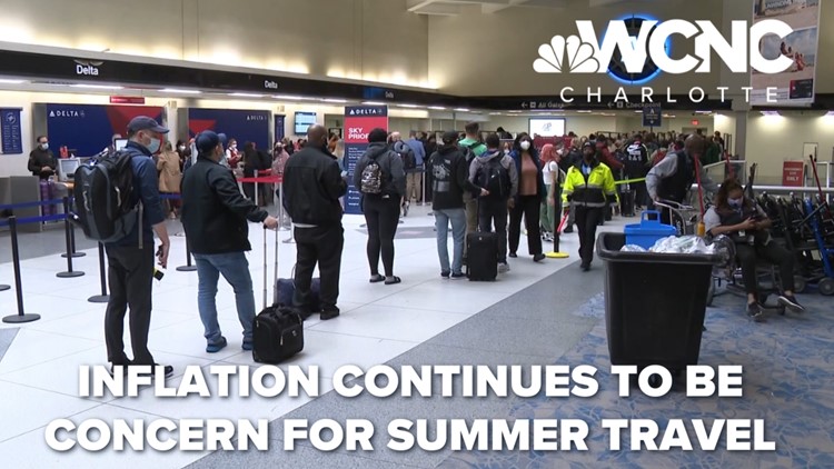 Inflation concerns linger with summer travel
