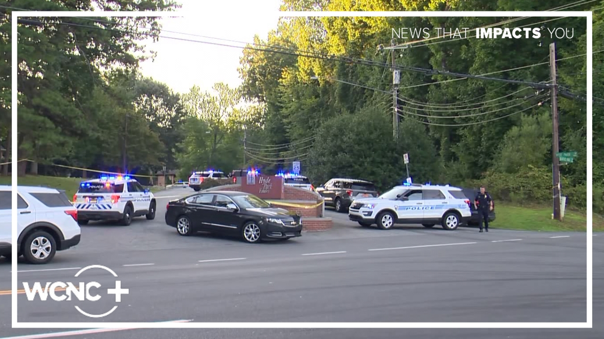 It happened at the intersection of Beatties Ford Road and Hyde Park Drive. Police were still on the scene around 7:30 a.m. investigating. 