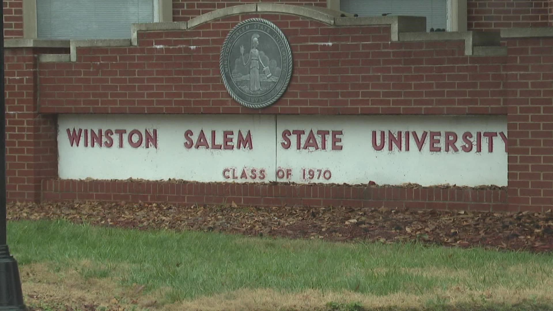 Winston-Salem State University police say a student was arrested for disorderly conduct after getting into an argument with her professor and refusing to leave.