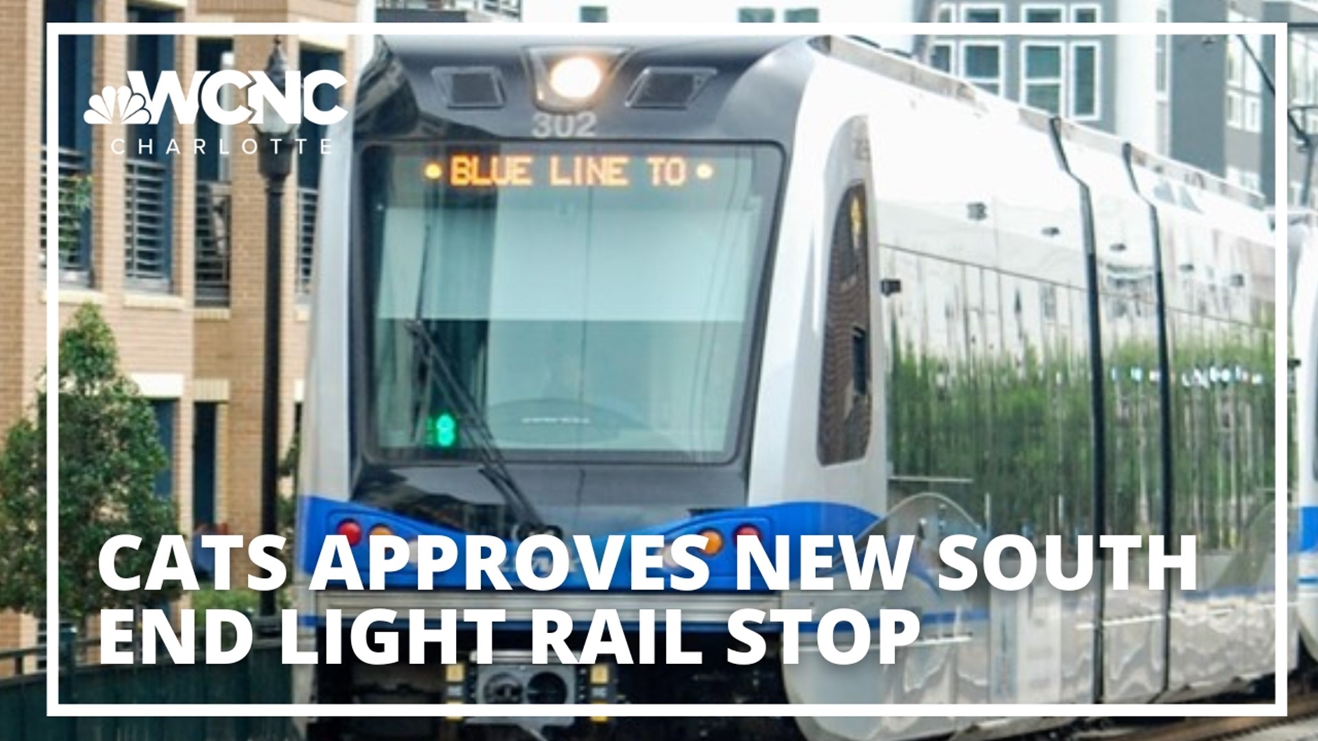 A vote on Wednesday night approved the addition of a light rail stop in South End on South Boulevard.
