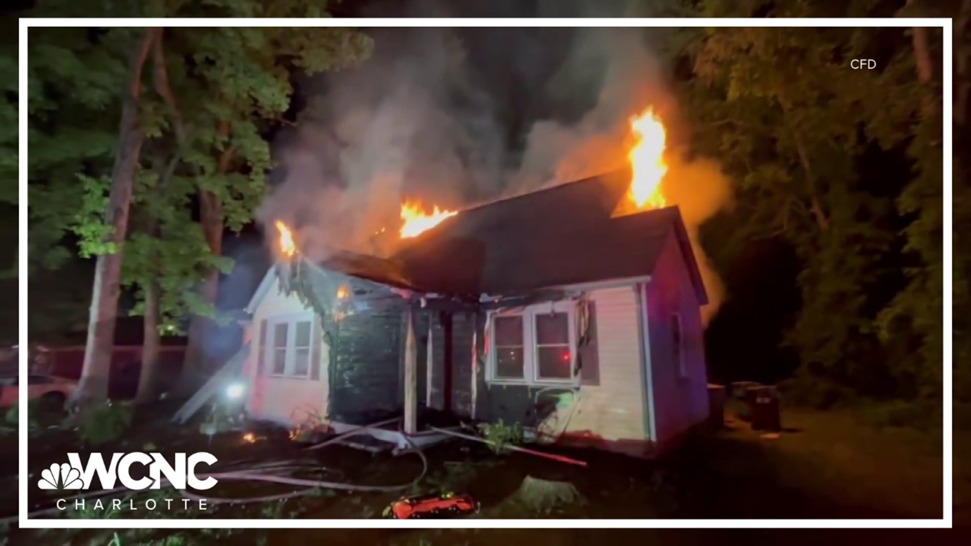 Investigators believe the house fire that injured three firefighters was set on purpose. It started at a home on Grimes Street around 3 a.m. Thursday.