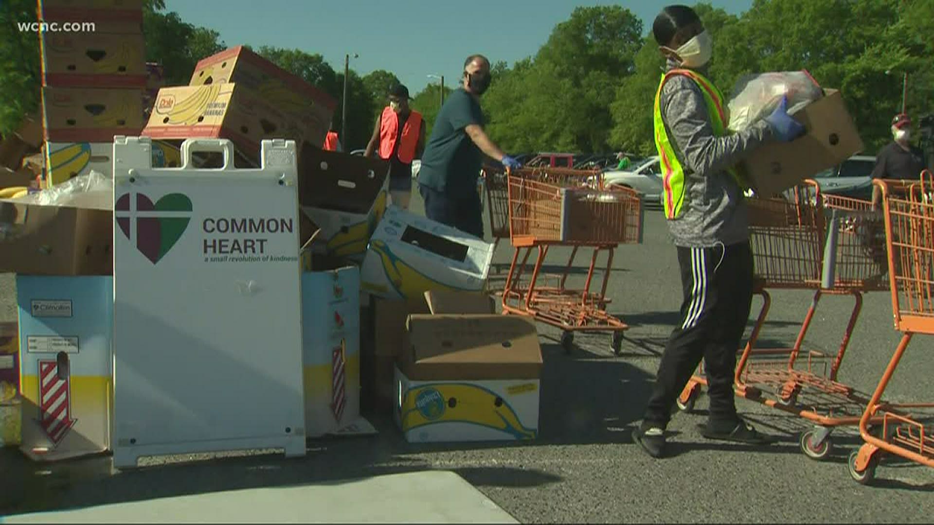 A drive-through food pantry is offering to feed everyone and anyone who stops by needing resources for their families.