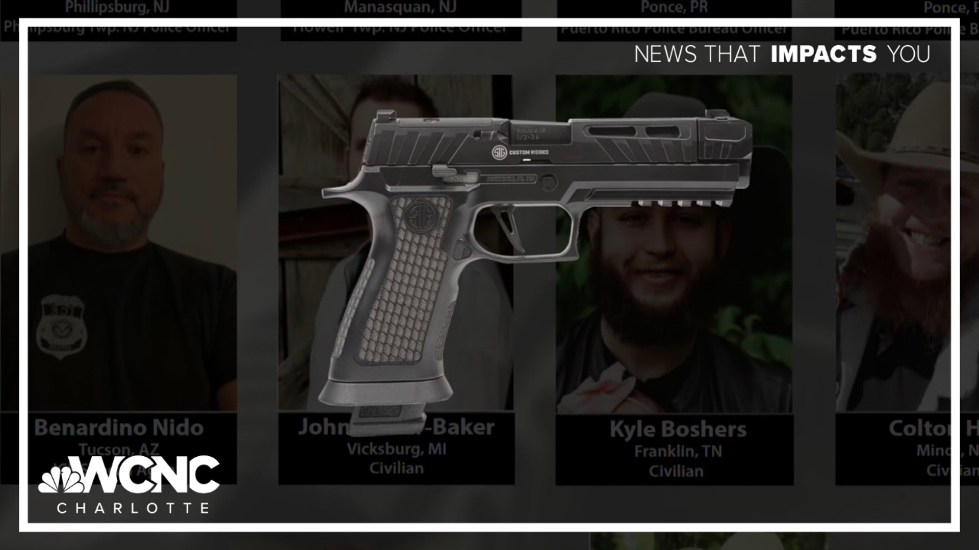 Police departments are reevaluating the Sig Sauer P320's use amid firing concerns. The gun is the North Carolina State Highway Patrol's duty weapon.