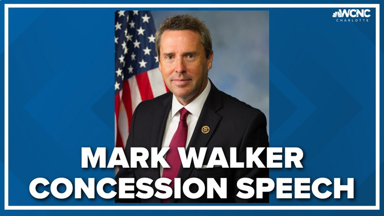 Mark Walker concession speech, projected to lose U.S. Senate primary in North Carolina