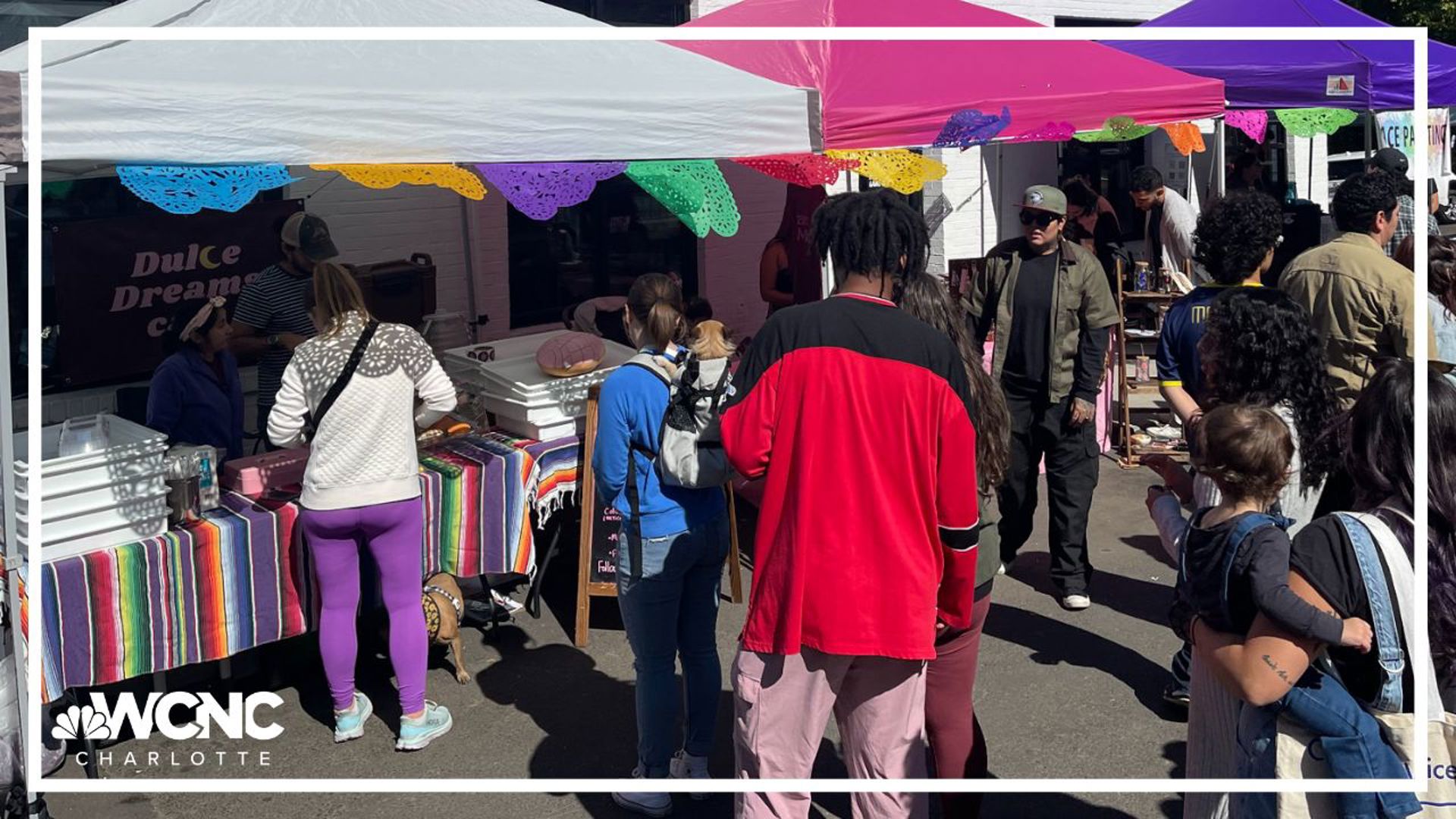 Dozens of Latino small businesses are banding together to show off their food and homemade wares for Hispanic Heritage Month.