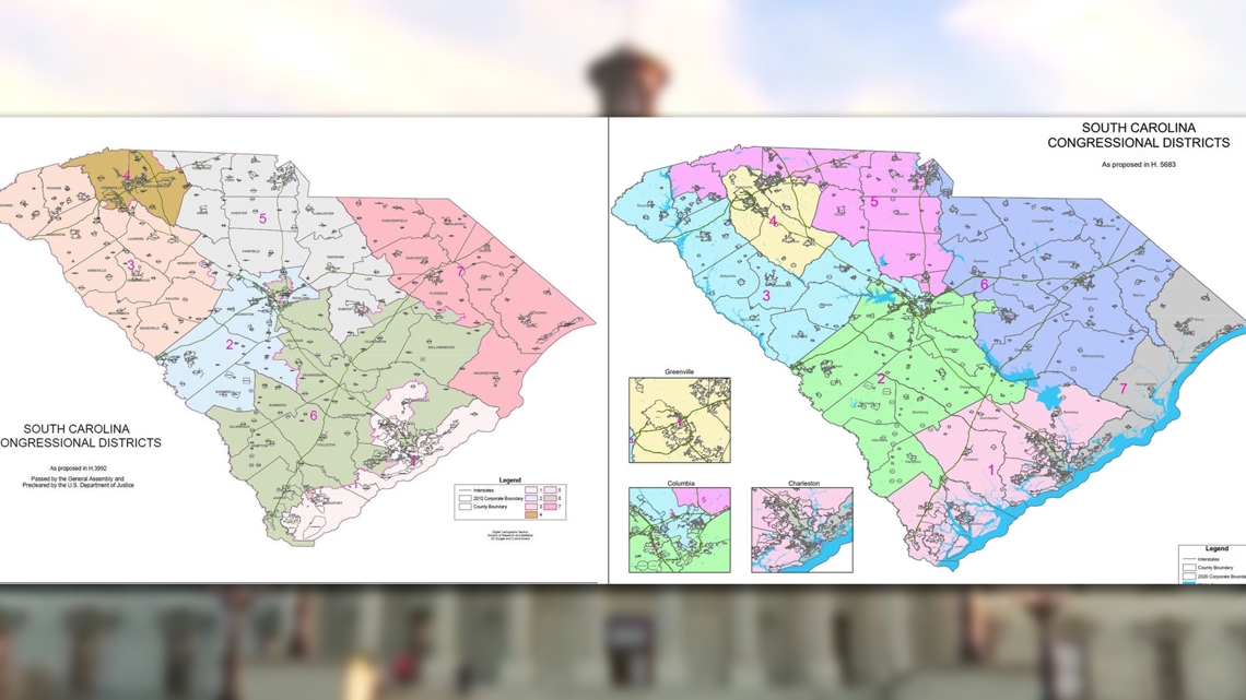 South Carolina leaders looking to redraw congressional districts ahead of midterm elections