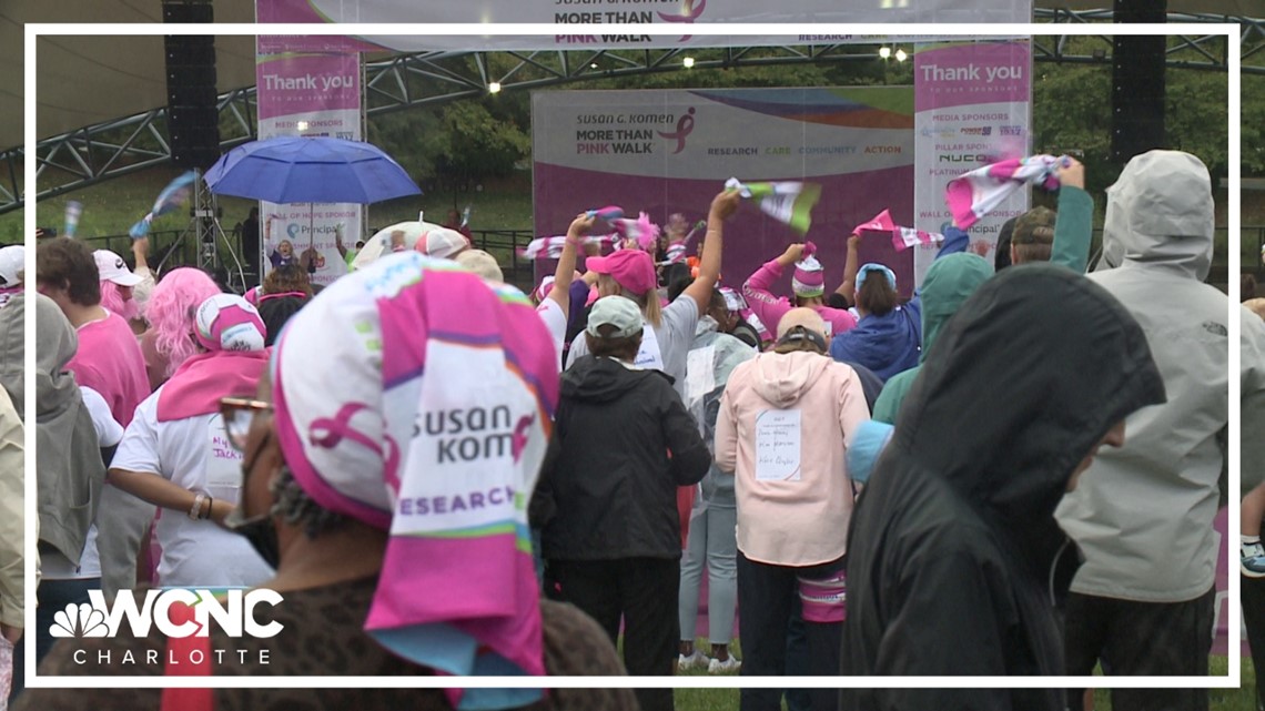 Breast cancer awareness walk Charlotte More than Pink