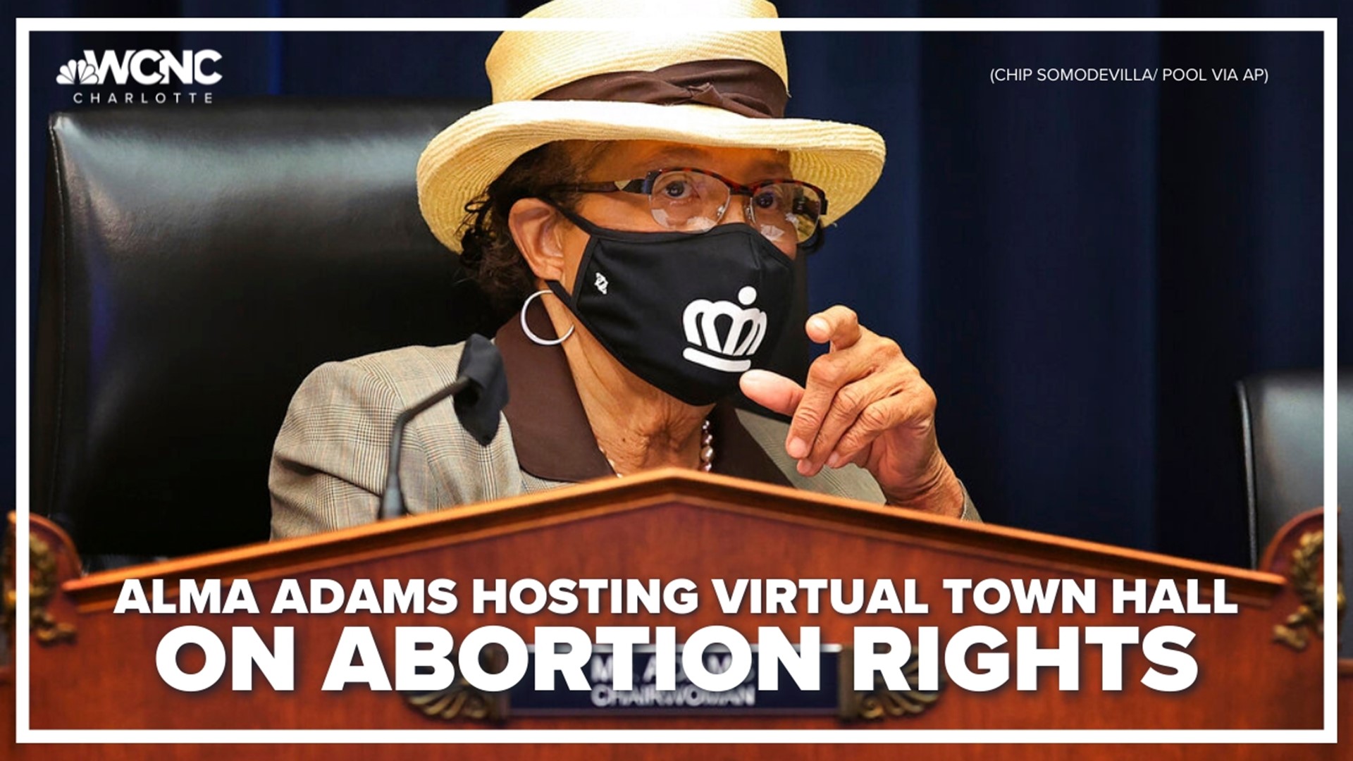 We're told congresswoman Adams will focus on the legal, medical and practical impacts of the overturning of Roe v. Wade on Charlotteans and others.