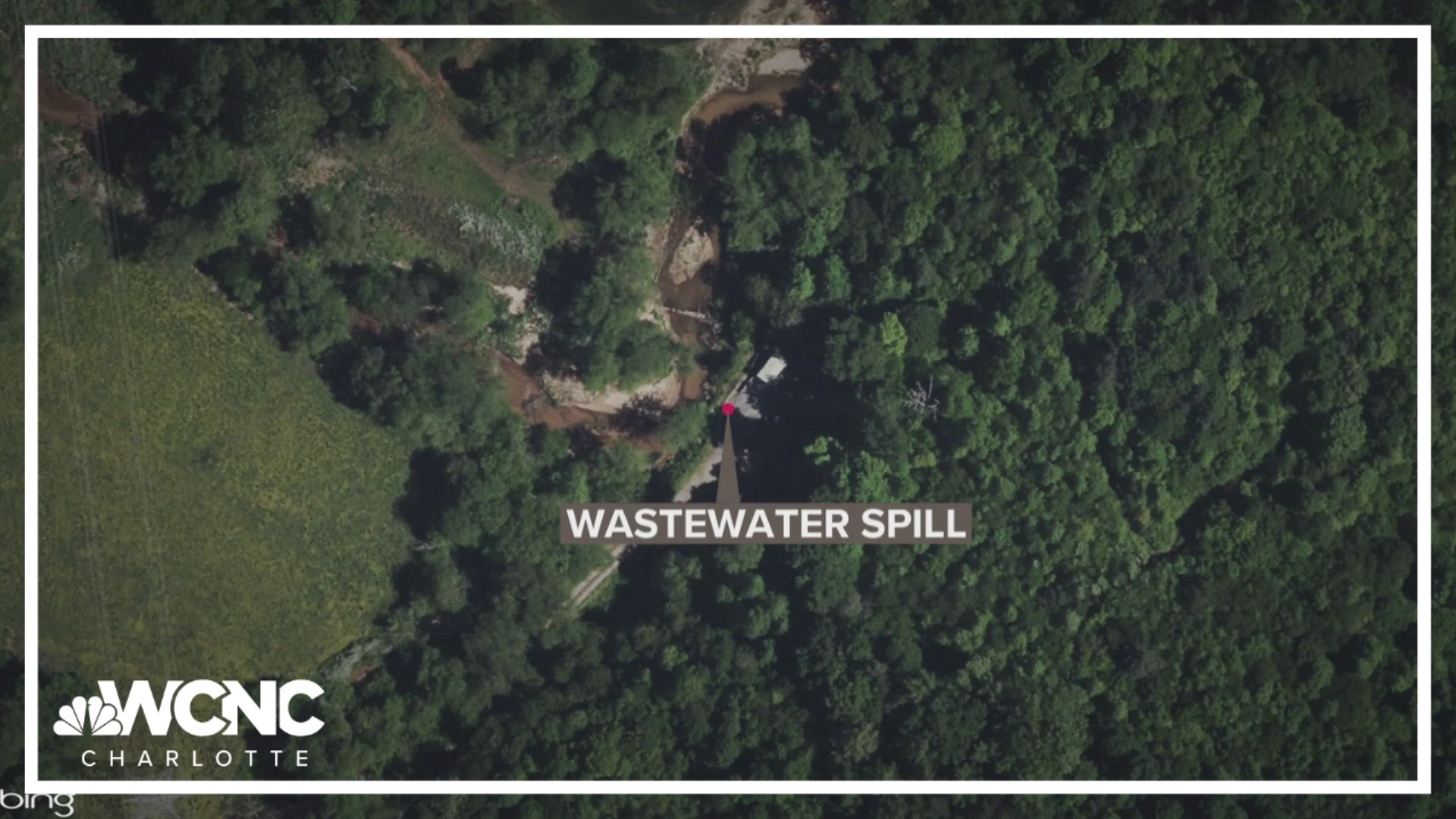 Officials are alerting residents that wastewater spilled into a creek earlier this week.