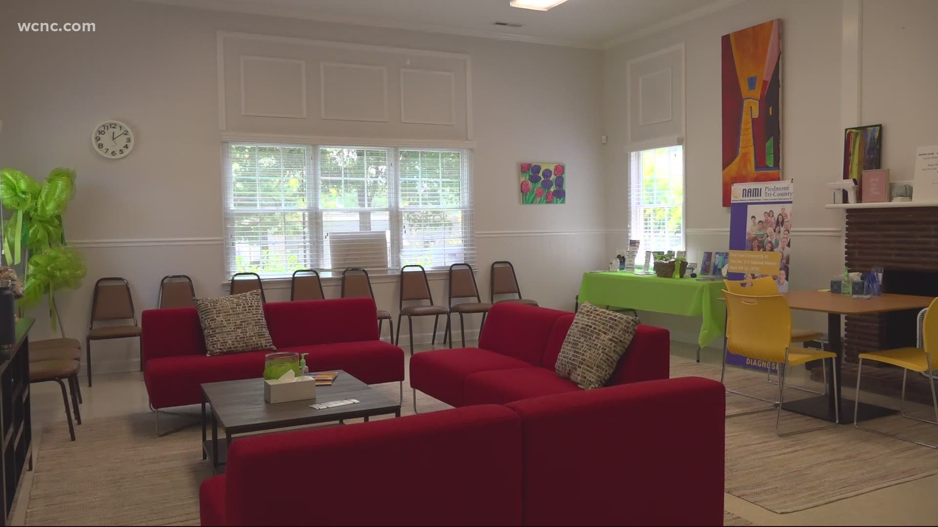 The drop-in center will fully open in Rock Hill when its safe to gather in groups. It's where people living with mental health challenges can be themselves.