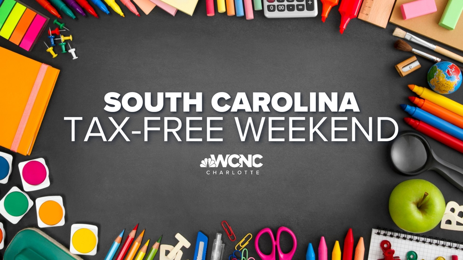 Families in South Carolina are catching a break this weekend for classroom and dorm supplies.