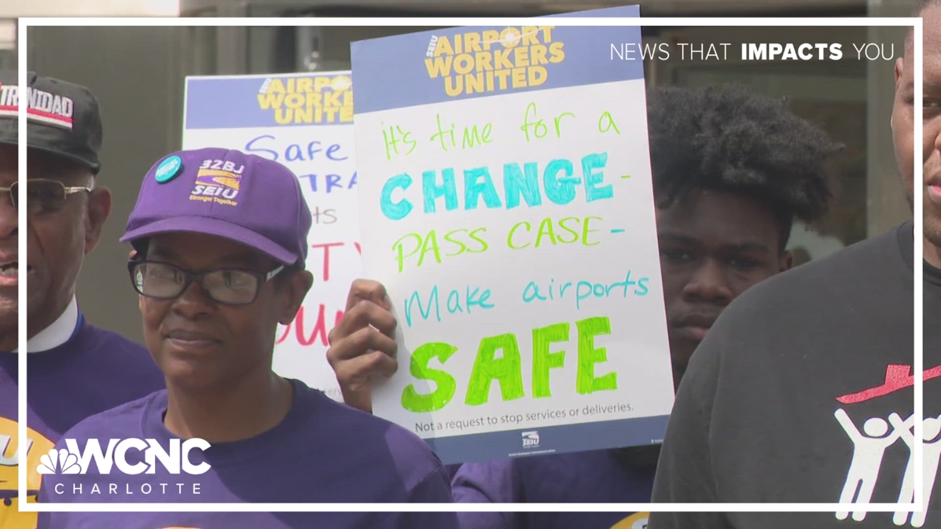 Charlotte Douglas workers are expected to speak at Monday's city council meeting, demanding higher pay and safer working conditions. 