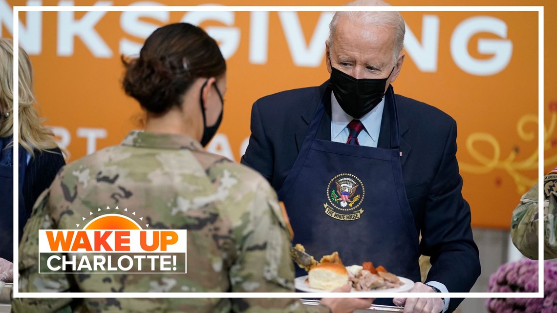 Biden to celebrate Thanksgiving with NC military families