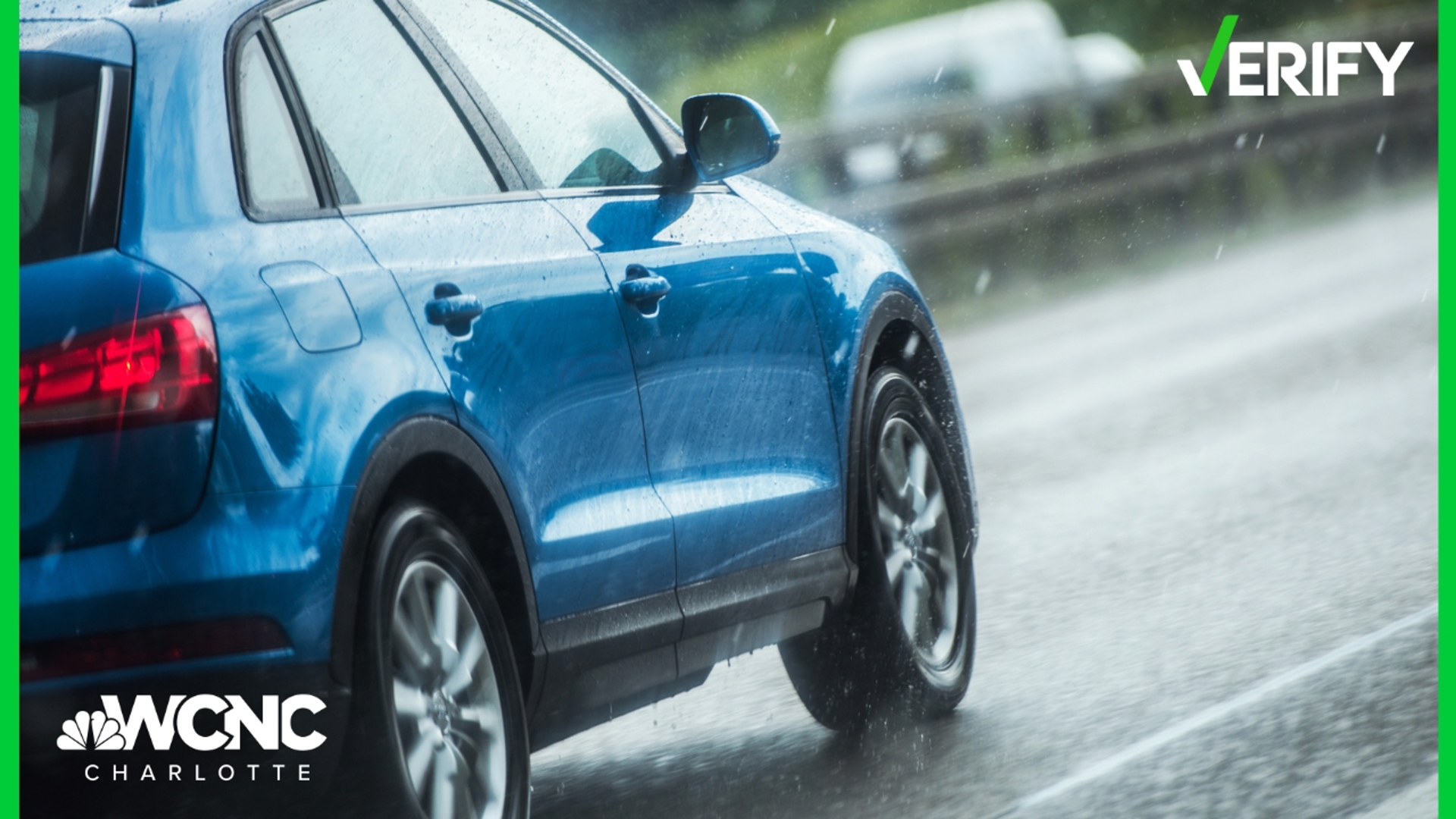 The Carolinas are no stranger to rain, so how much of a factor is it in vehicle crashes? Meghan Bragg verifies.