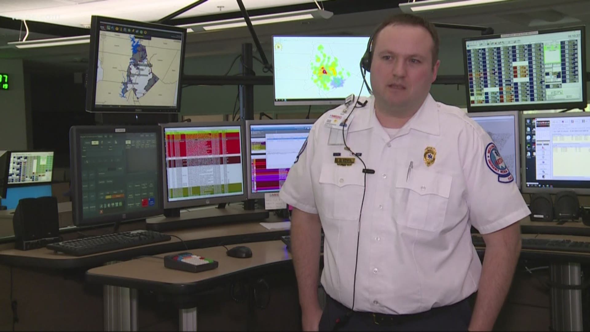 Every day, Mecklenburg County Medic's 911 center dispatchers answer about 400 emergency calls. They're responsible for more than a million people in a service area that stretches from Davidson to Matthews and everywhere in between.