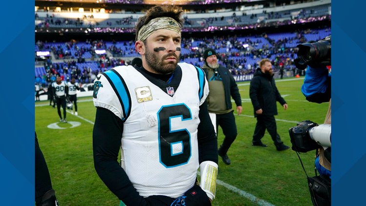 Panthers bench Mayfield; Darnold to start at QB vs Broncos