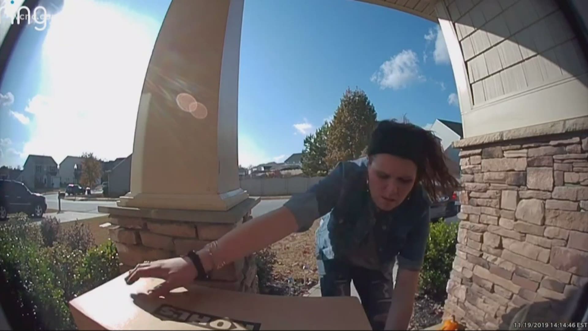 A doorbell camera caught the suspected thief in the act stealing not one but two different packages just minutes after UPS made the delivery.