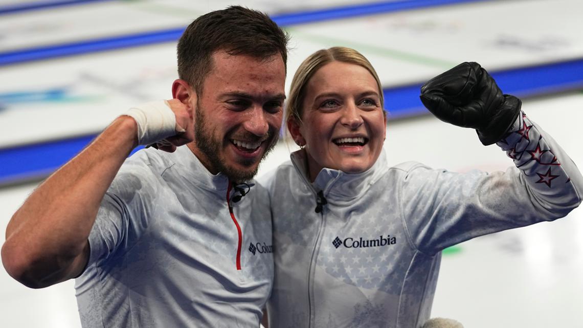 Team USA guarantees first mixed doubles curling medal with semifinal victory
