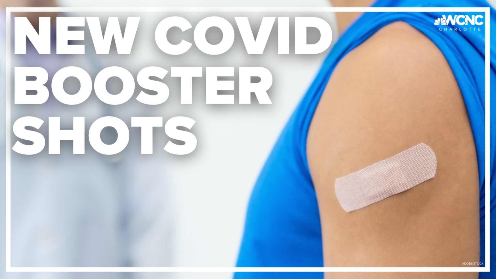 The first doses of the new bivalent COVID-19 booster shots were given in Charlotte on Wednesday.