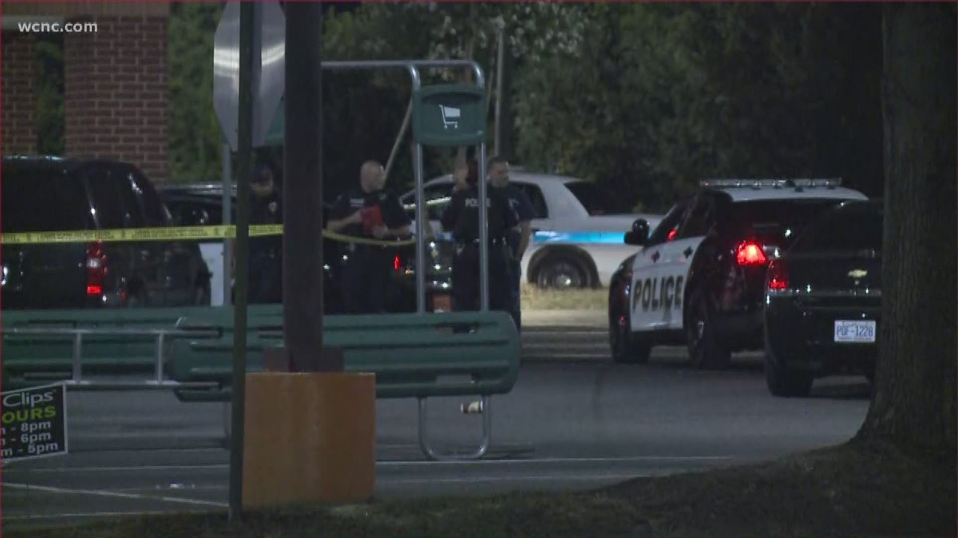 An armed robbery suspect was shot by police after taking several people hostage inside a Salisbury Harris Teeter.