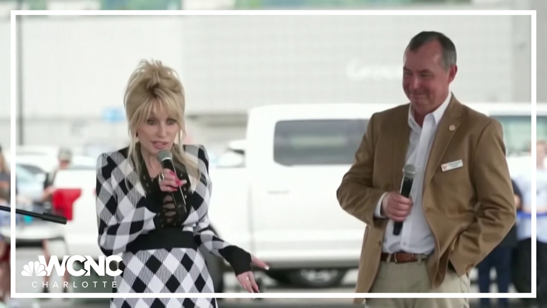 American icon Dolly Parton joined the relief efforts today.