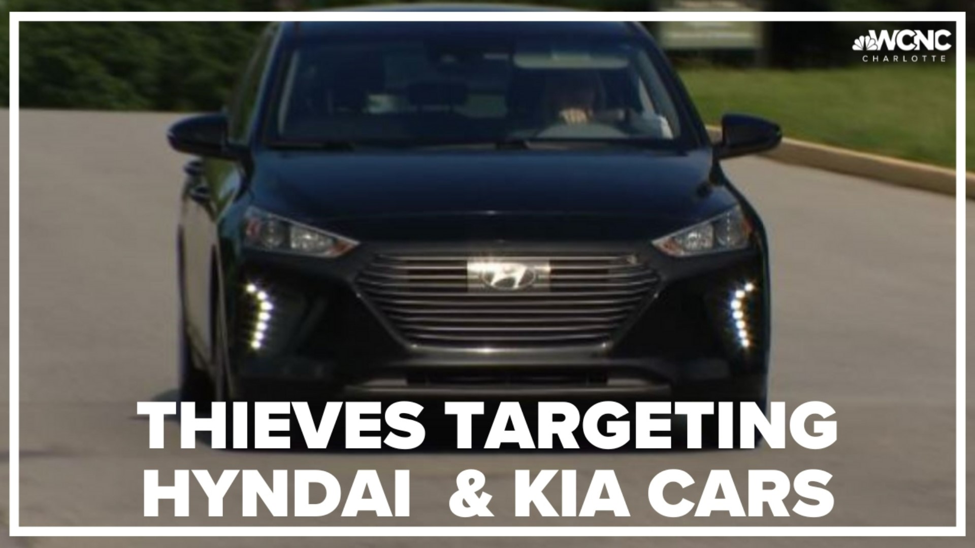 Charlotte-Mecklenburg Police say thieves are targeting Hyundai and Kia cars to steal and take on joyrides.