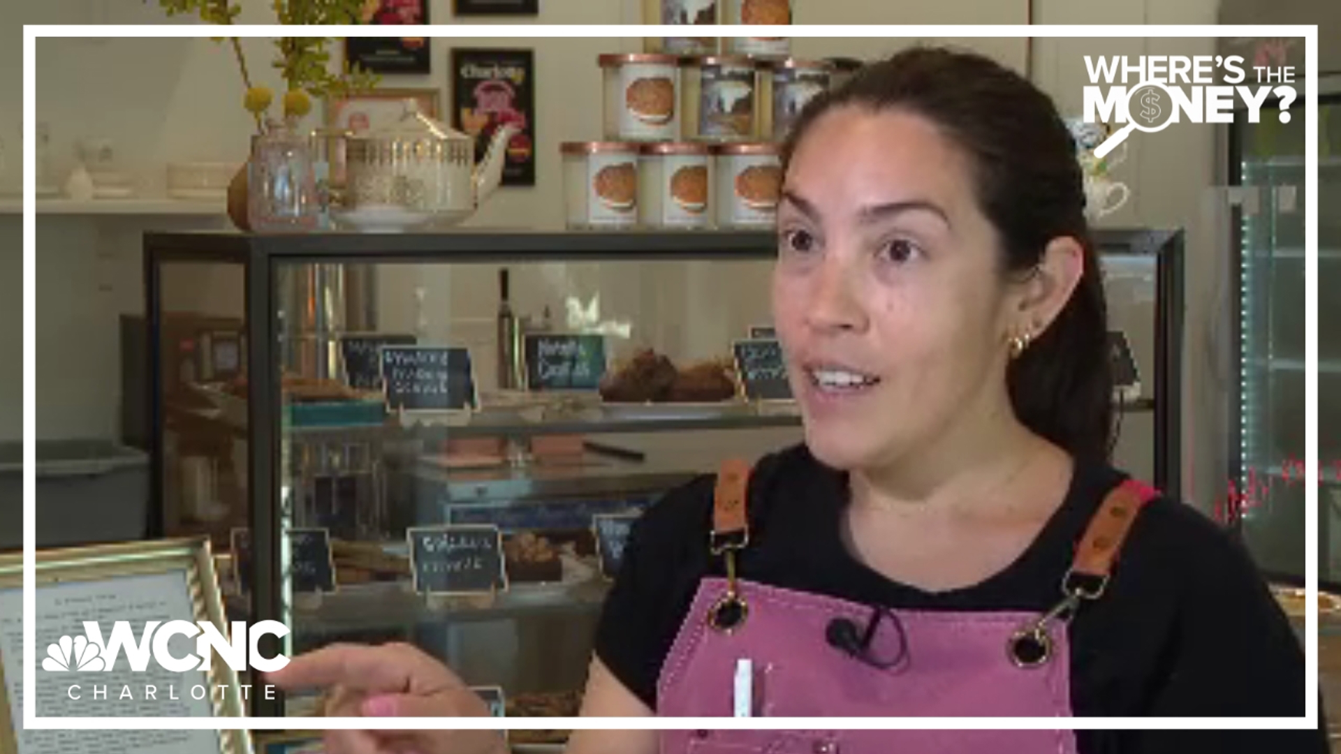 A popular Charlotte bakery is unexpectedly having to cook up some creativity to keep business going.