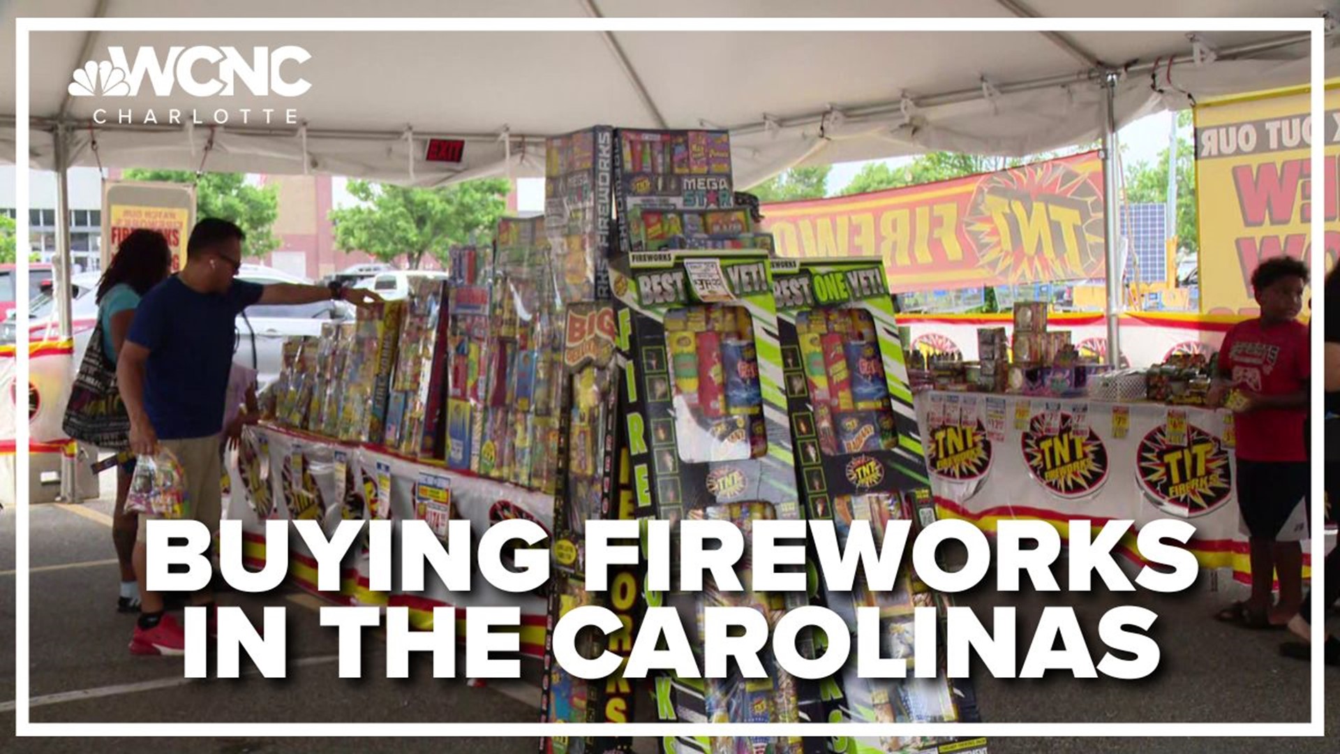 Unlike South Carolina, North Carolina has restrictions on fireworks sold that leave the ground and certain fireworks are illegal.