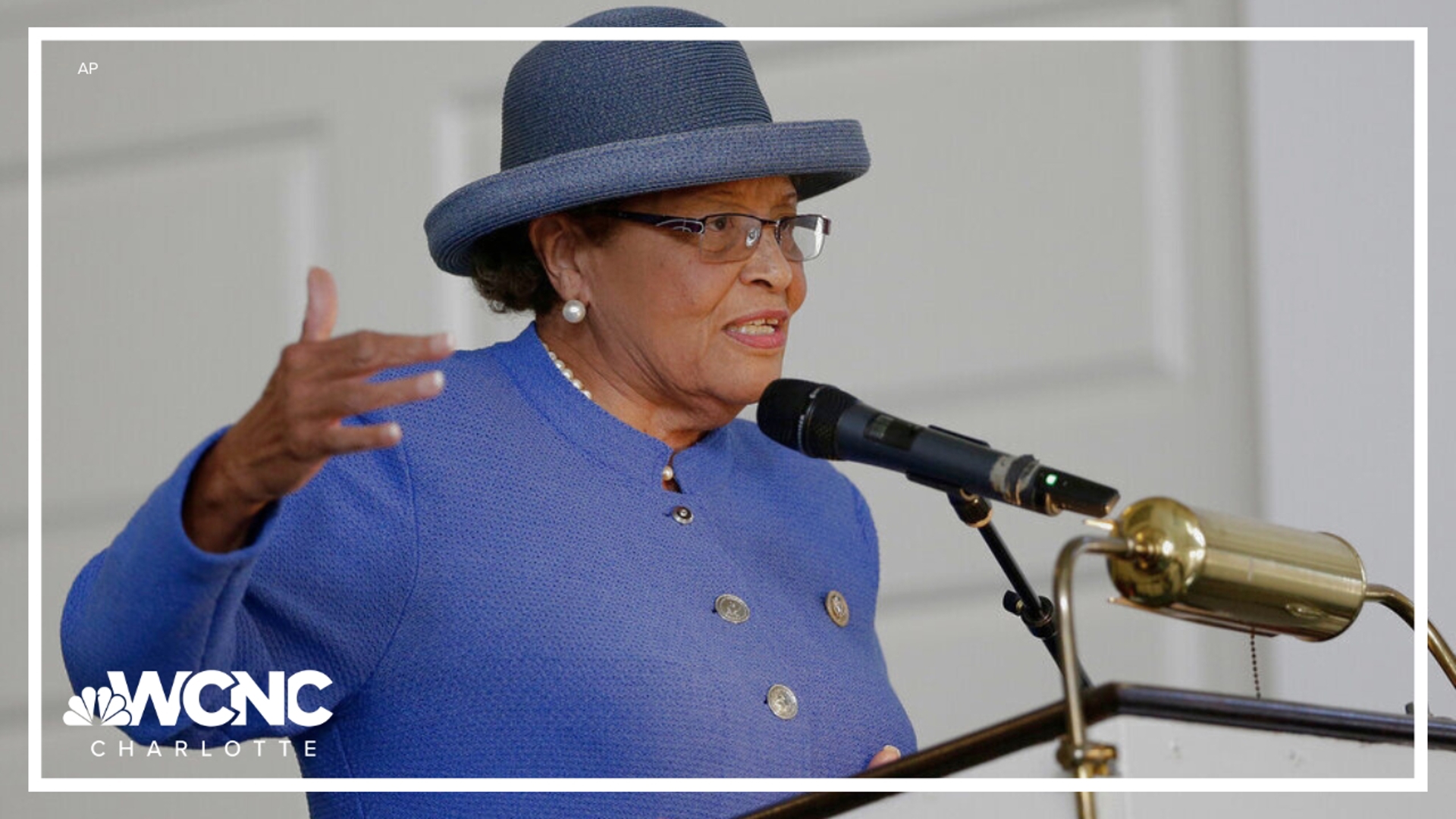 North Carolina Congresswoman Alma Adams stands with President Biden amid backlash from many in the Democratic Party.