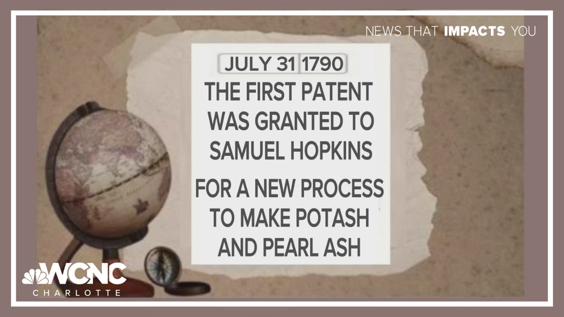 Back in 1790, the very first patent was granted. Larry Sprinkle shares fun facts about the historical event.