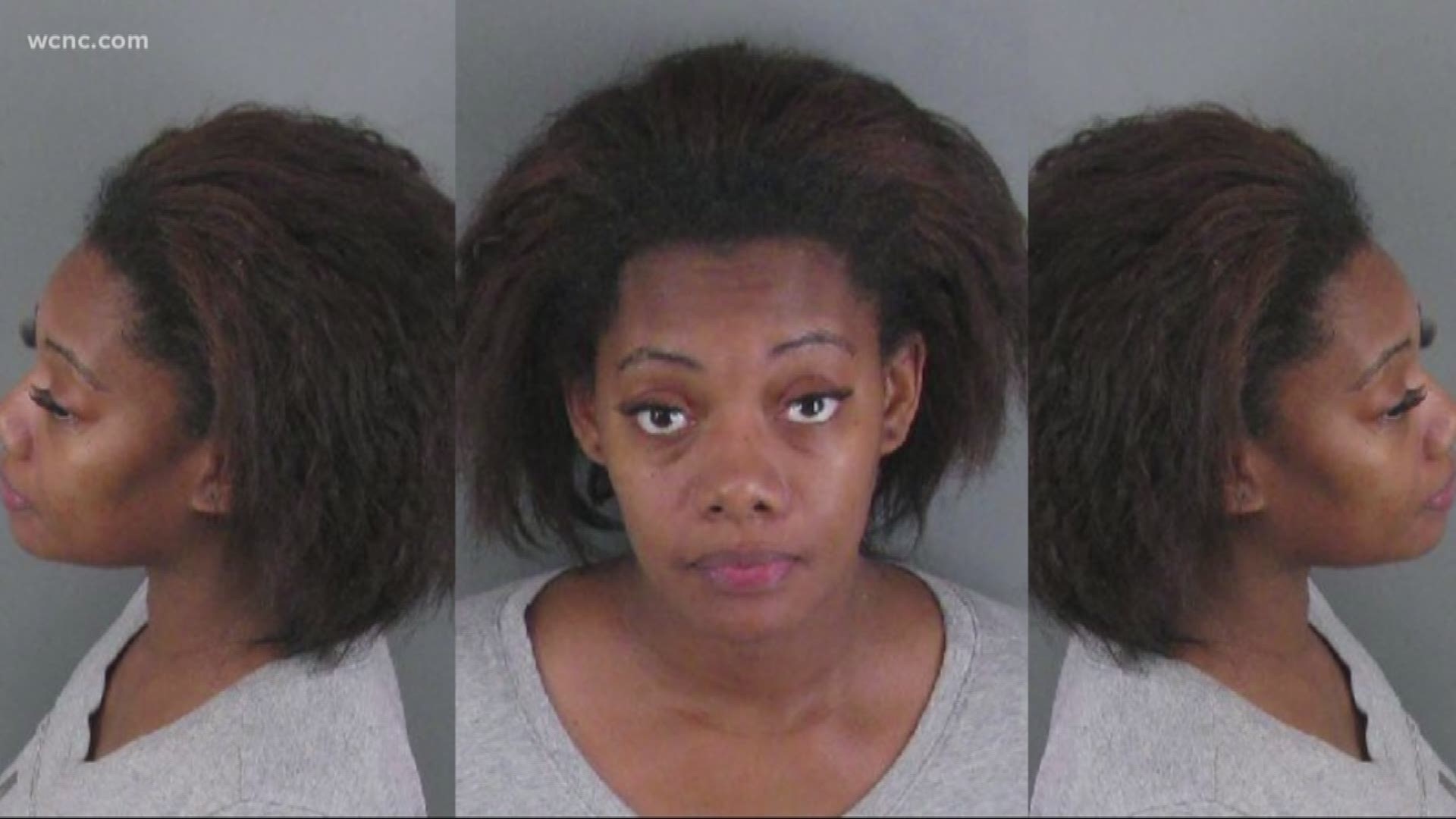 A Gastonia woman was arrested after police said she left her three young children home alone drinking vodka.